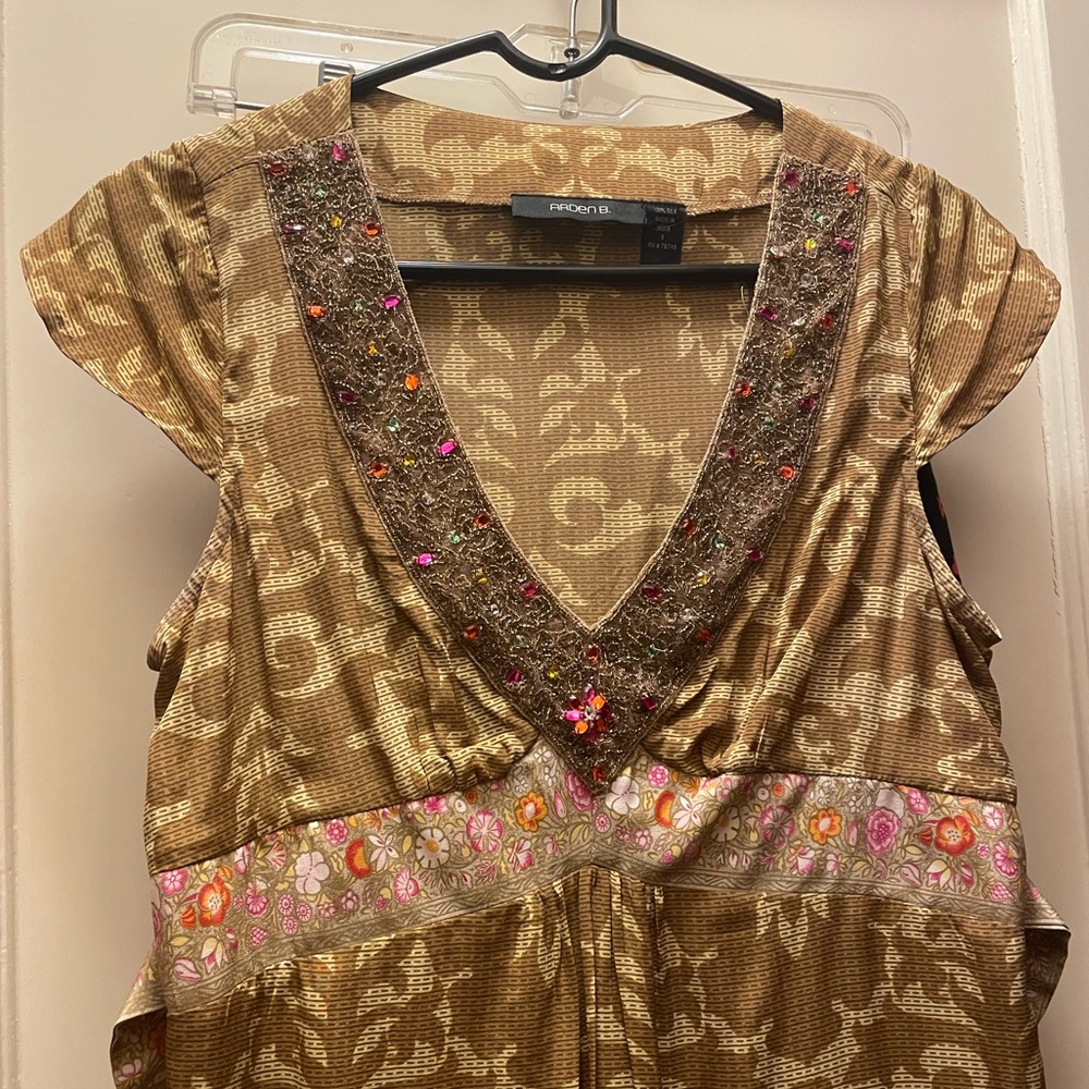 Silk midi dress - Picture 5 of 7